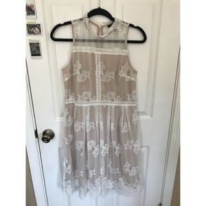 White lace dress